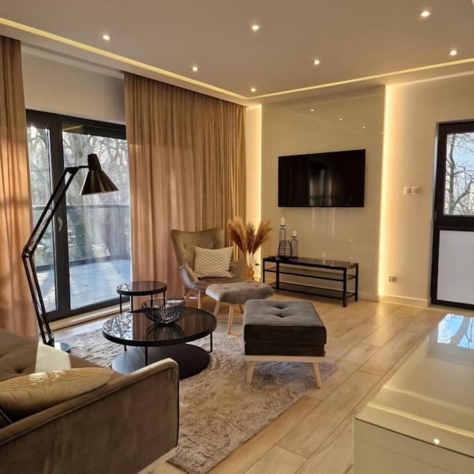 Stary Toruń Apartament Nad Struga, Klimatyzacja, Parking,Taras מראה חיצוני תמונה